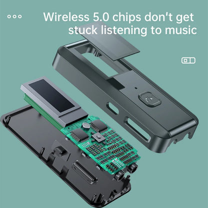 LCD display screen Bluetooth 5.0 receiver transmitter 2-in-1 audio adapter computer TV speaker