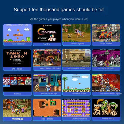 M8 Home Gaming Console Wireless TV HD 4K Wireless Controller Joystick Retro Dual Player Battle Classic Nostalgic