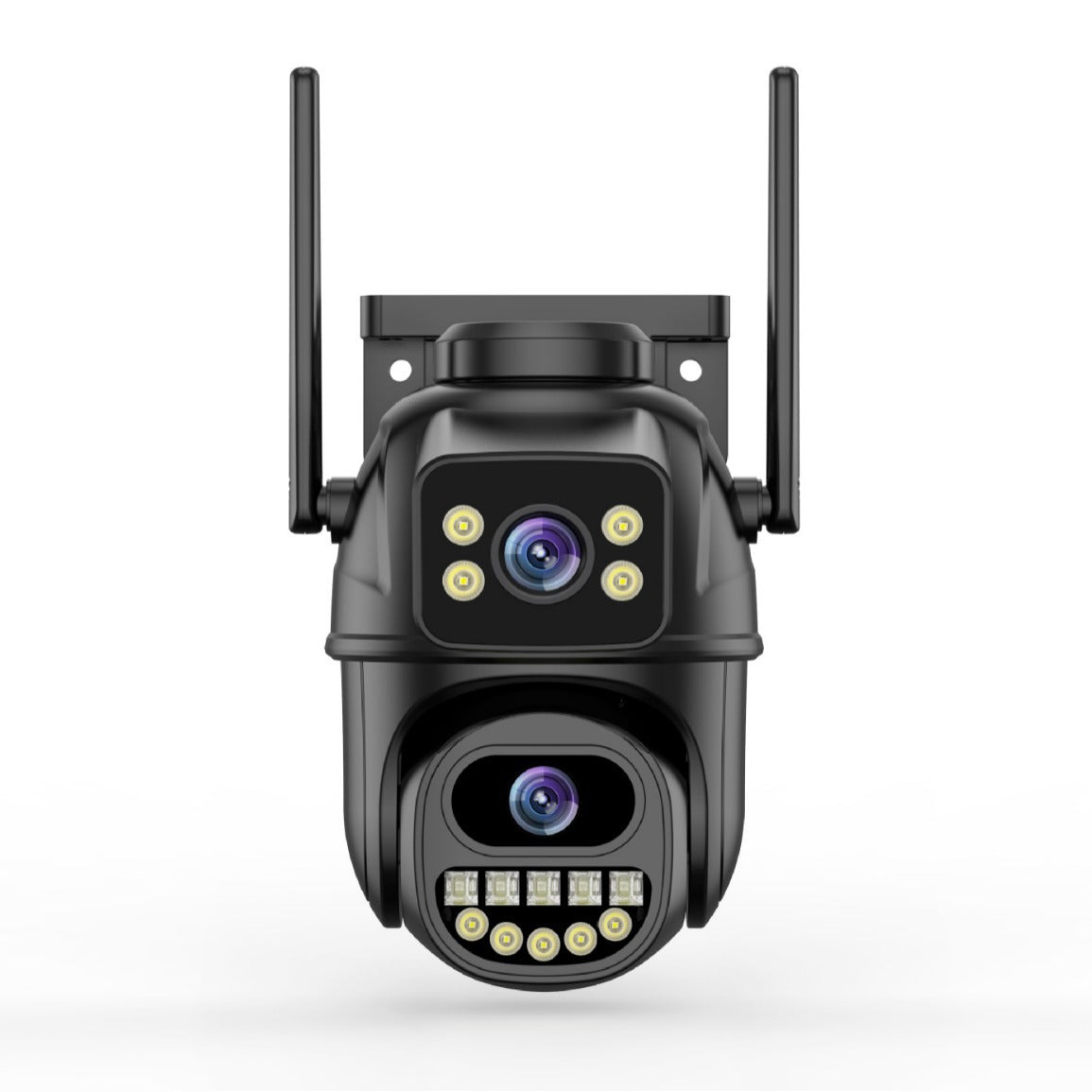 Dual screen wireless 360 degree mobile remote outdoor WiFi camera monitoring